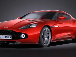 Aston Martin Vanquish Zagato 2017 Modèle 3D