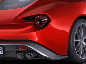 Aston Martin Vanquish Zagato 2017 3D Model