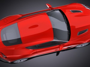 Aston Martin Vanquish Zagato 2017 3D Model