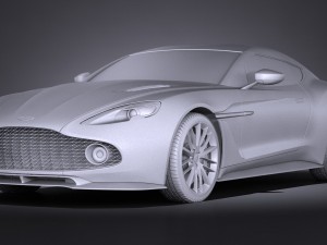 Aston Martin Vanquish Zagato 2017 3D Model