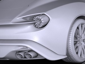 Aston Martin Vanquish Zagato 2017 3D Model