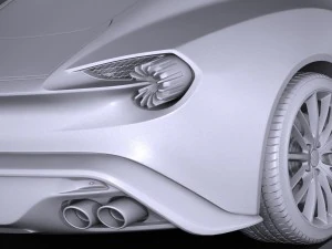 Aston Martin Vanquish Zagato 2017 3D Model