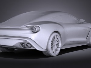 Aston Martin Vanquish Zagato 2017 3D Model