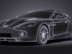 Aston Martin Vanquish Zagato 2017 3D Model