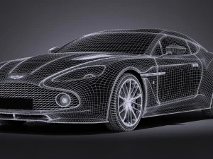Aston Martin Vanquish Zagato 2017 3D Model