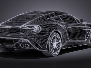 Aston Martin Vanquish Zagato 2017 3D Model