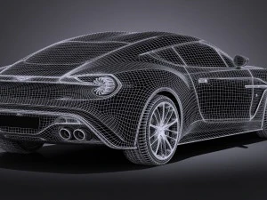 Aston Martin Vanquish Zagato 2017 3D Model