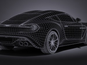 Aston Martin Vanquish Zagato 2017 3D Model