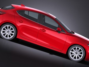 Mazda 3 Hatchback 2017 Model 3D