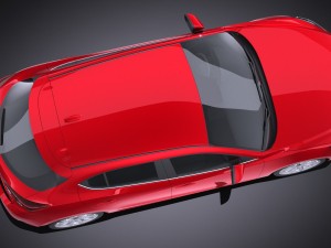 Mazda 3 Hatchback 2017 Model 3D