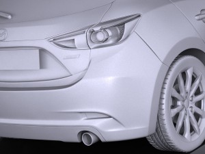 Mazda 3 Hatchback 2017 Model 3D