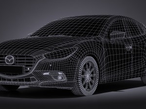 Mazda 3 Hatchback 2017 Model 3D