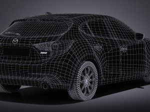 Mazda 3 Hatchback 2017 Model 3D