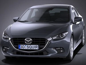 Mazda 3 Sedan 2017 3D Model