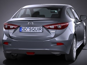 Mazda 3 Sedan 2017 3D Model