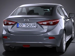 Mazda 3 Sedan 2017 3D Model