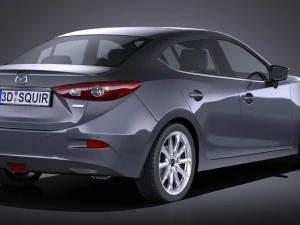 Mazda 3 Sedan 2017 3D Model