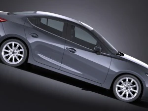 Mazda 3 Sedan 2017 3D Model
