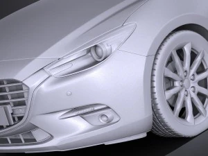 Mazda 3 Sedan 2017 3D Model