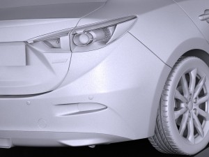 Mazda 3 Sedan 2017 3D Model