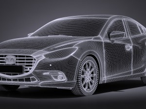 Mazda 3 Sedan 2017 3D Model