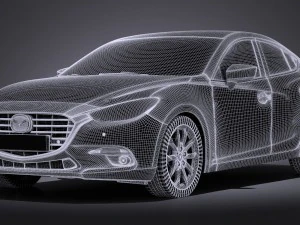 Mazda 3 Sedan 2017 3D Model