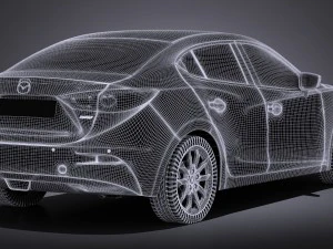 Mazda 3 Sedan 2017 3D Model