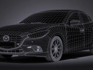 Mazda 3 Sedan 2017 3D Model