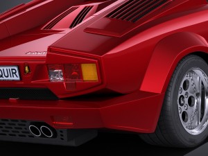 Countach LP500 Anniversary vray 3D Model
