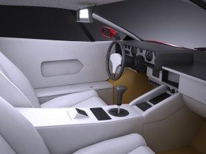 Countach LP500 Anniversary vray 3D Model