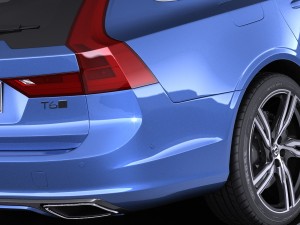 Volvo V90 Estate R-Design 2017 3D 모델