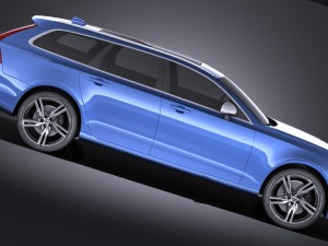 Volvo V90 Estate R-Design 2017 3D 모델