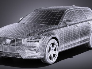 Volvo V90 Estate R-Design 2017 3D 모델