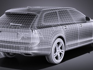 Volvo V90 Estate R-Design 2017 3D 모델