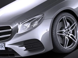 Mercedes-Benz E-class 2017 Estate AMG 3D Model