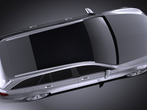 Mercedes-Benz E-class 2017 Estate AMG 3D Model