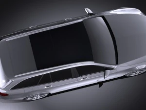 Mercedes-Benz E-class 2017 Estate AMG 3D Model
