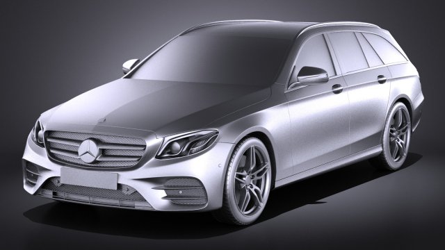Mercedes-Benz e-class 2017 estate amg 3D Model in Wagon 3DExport