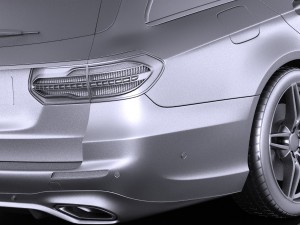 Mercedes-Benz E-class 2017 Estate AMG 3D Model