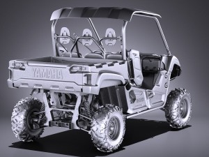 Yamaha Viking 2017 3D Модель