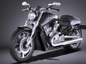 Harley-Davidson V-Rod M&uacute;sculo 2016 Modelo 3D