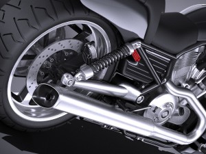 Harley-Davidson V-Rod Muscle 2016 Modello 3D