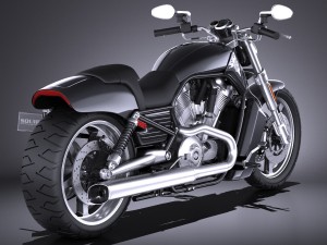 Harley-Davidson V-Rod Muscle 2016 Modello 3D
