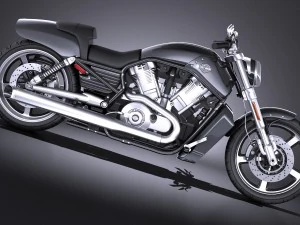 Harley-Davidson V-Rod Muscle 2016 3D Model