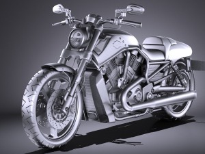Harley-Davidson V-Rod Muscle 2016 Modello 3D