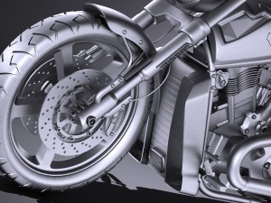 Harley-Davidson V-Rod Muscle 2016 Modello 3D