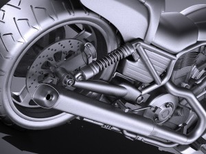 Harley-Davidson V-Rod Muscle 2016 Modello 3D