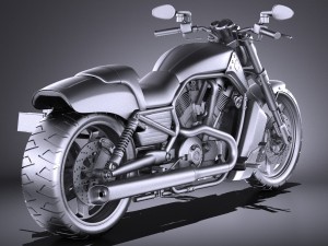 Harley-Davidson V-Rod Muscle 2016 Modello 3D