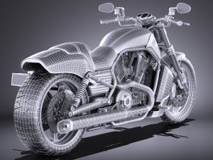 Harley-Davidson V-Rod Muscle 2016 Modello 3D
