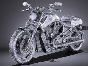 Harley-Davidson V-Rod Muscle 2016 Modello 3D